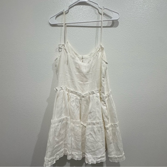 Myrah Penaloza La Mexicana Playsuit Linen Handmade One Size Pockets Boho - Picture 5 of 8